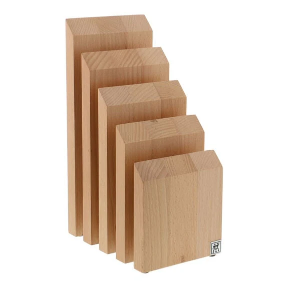 ZWILLING Upright Italian Magnetic Knife Block in Natural Beechwood, Storage Series - Inhomebuy
