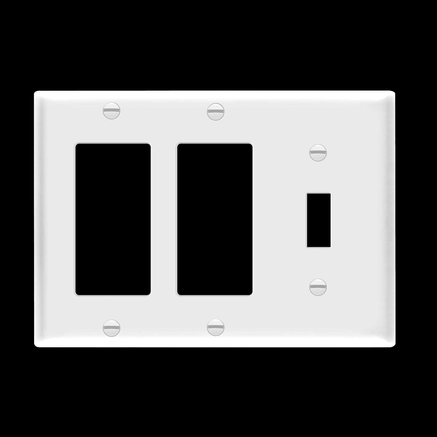 Enerlites 3 Speed Ceiling Fan Control and LED Dimmer Light Switch - Inhomebuy