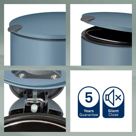 Dust Bin Mats Smoke Blue 3L - Inhomebuy