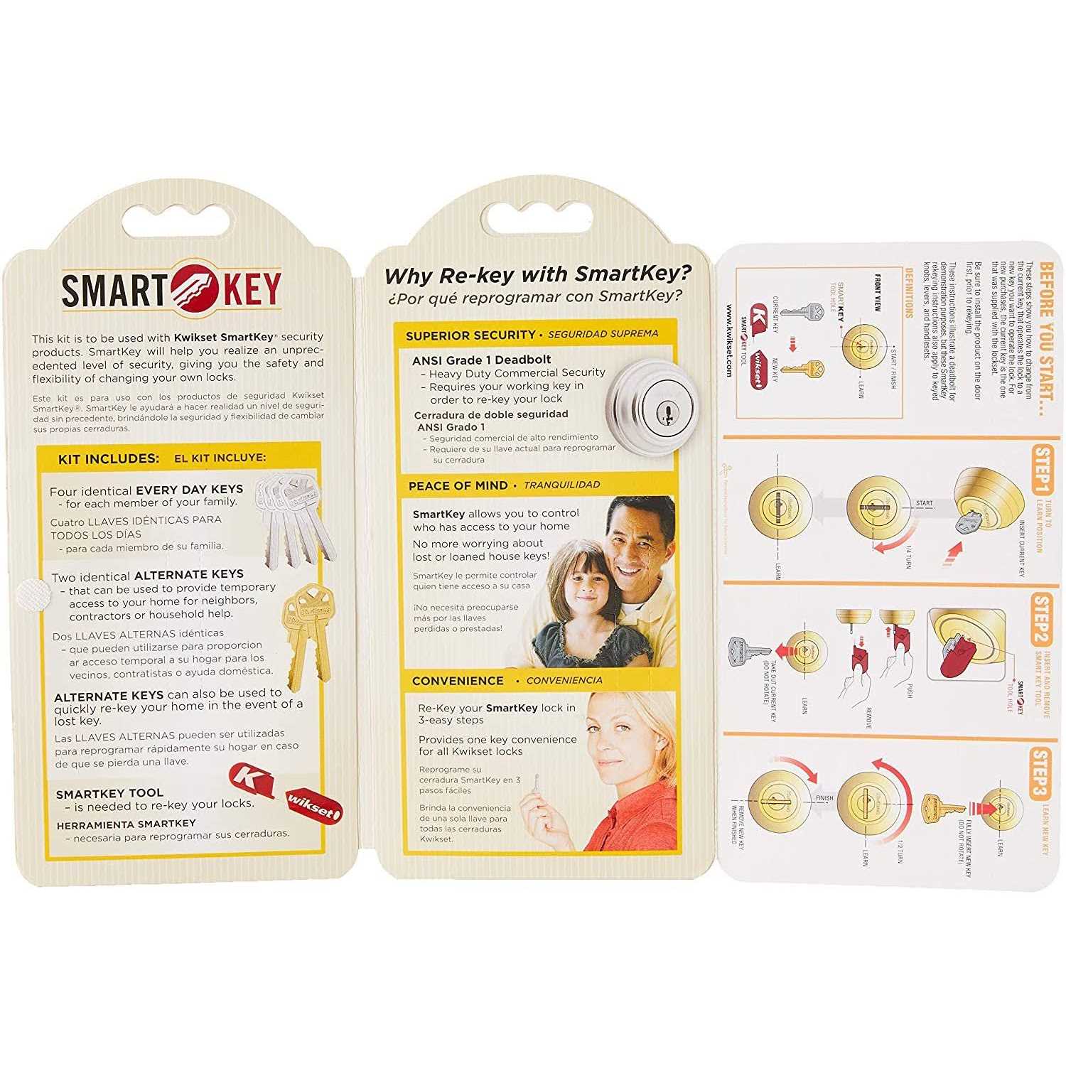 Kwikset Re-Key Kit 83262-001 - Inhomebuy