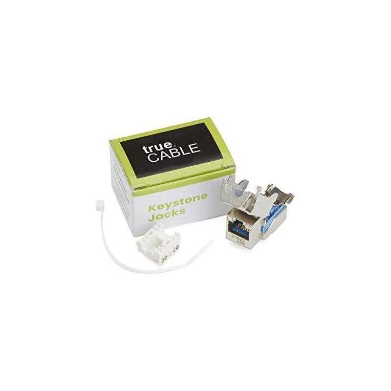 trueCABLE Toolless Component Grade Keystone Jack - Inhomebuy