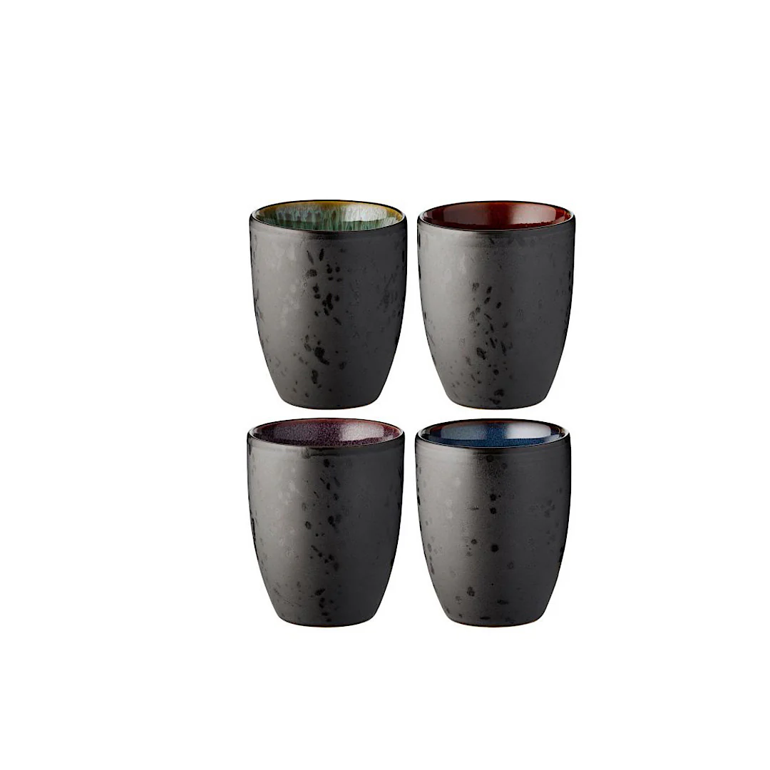 Stoneware Thermo Mug 0.27 l 4 Pcs - Inhomebuy