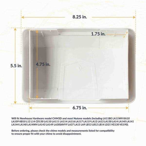 Newhouse Hardware CHM3D Door Chime - Inhomebuy