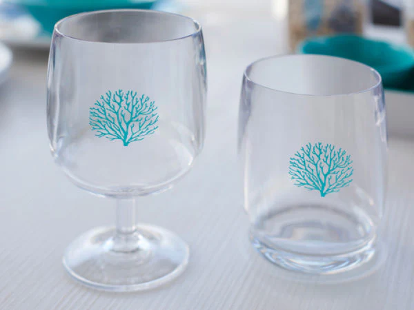 Mare - Water Glass - Ecozen - Blue - Set 6 pcs - Inhomebuy