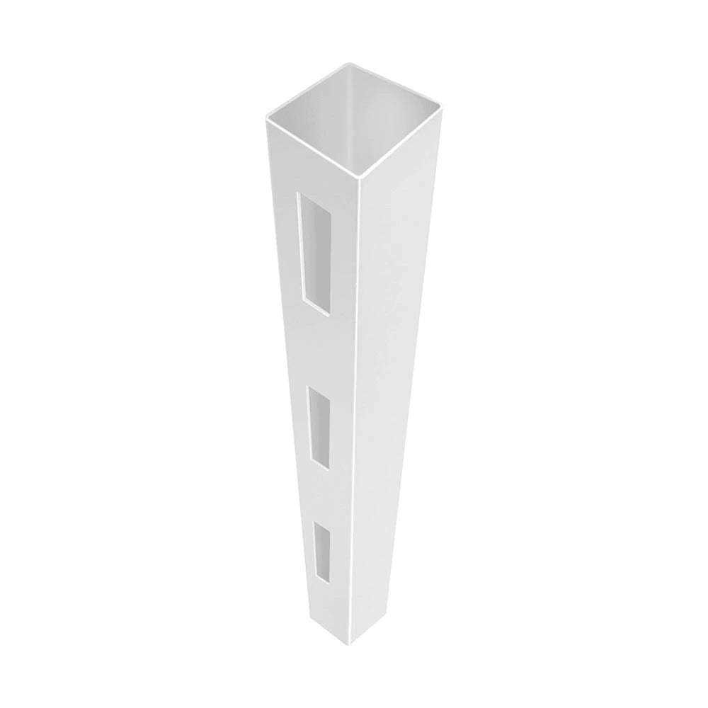 Freedom 5-in W x 5-in L White Vinyl Fence Post Cap 73013956 - Inhomebuy