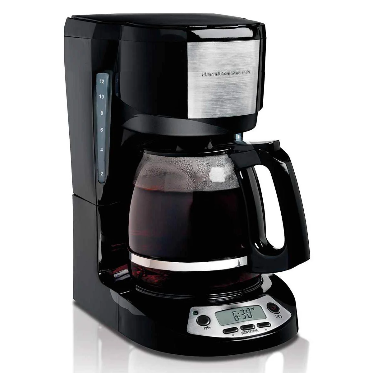 Hamilton Beach Coffee Maker: 12 cup, programmable, black | 49615C - Inhomebuy