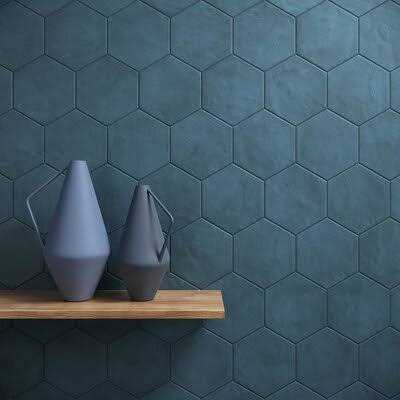 Dash 8.5 in. x 9.84 in. Matte Hexagon Porcelain Floor and Wall Tile Ivy Hill Tile - Inhomebuy