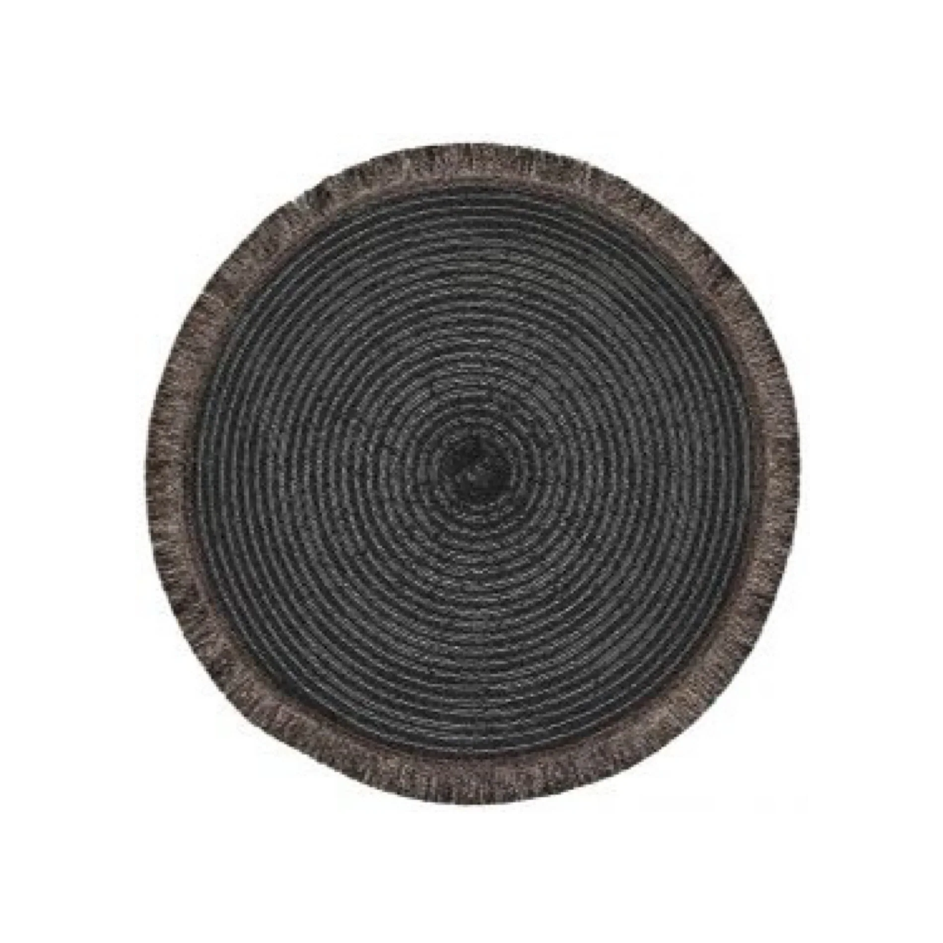 Placemat with fringes 38 cm Lurex Rosa Set 6pcs - Inhomebuy