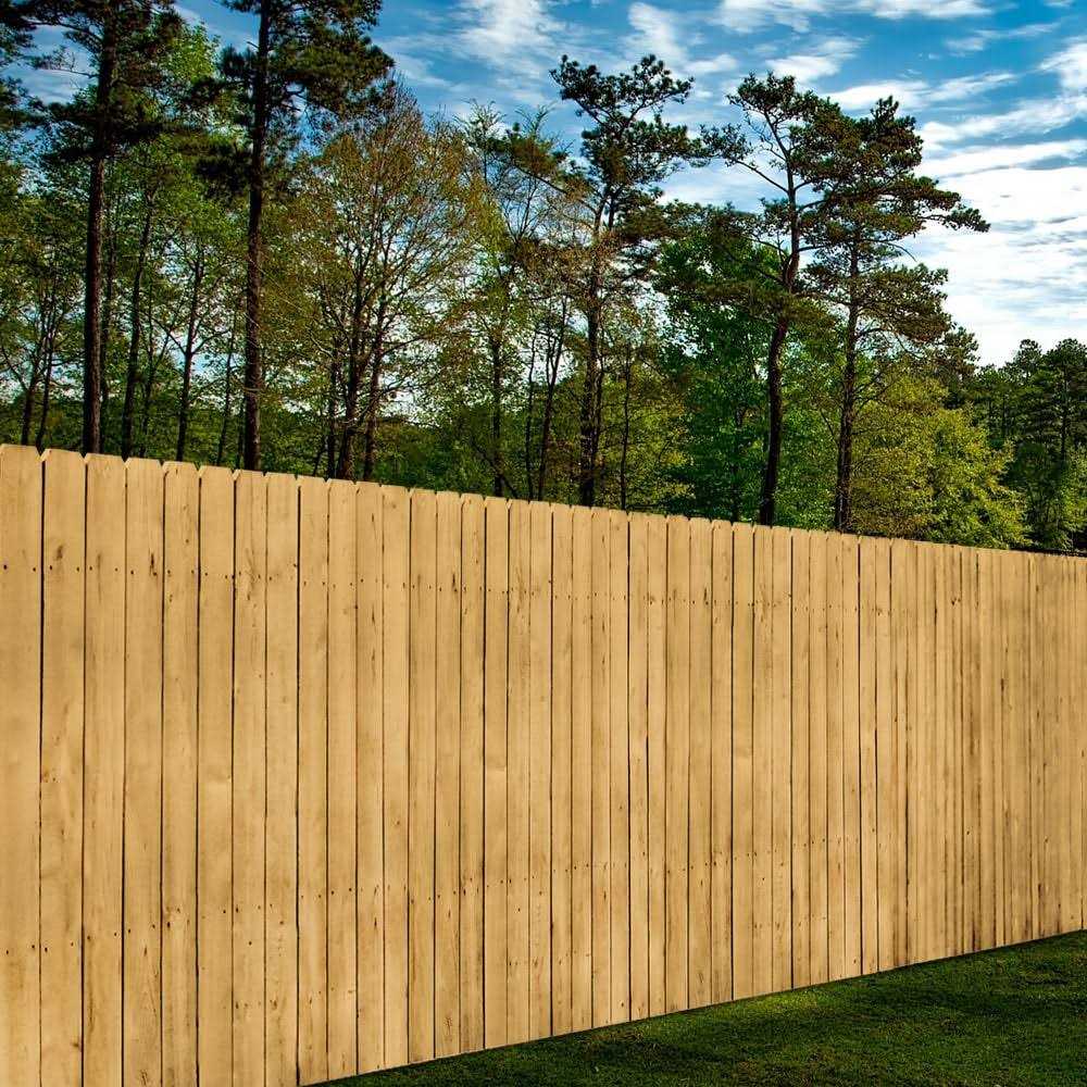 Lowe’s 5/8-in x 5-1/2-in x 6-ft Cedar Dog Ear Fence Picket 74422 - Inhomebuy