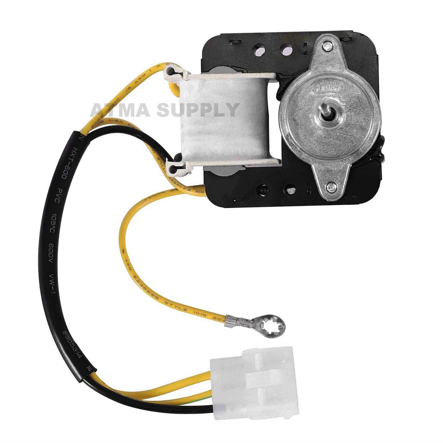 WR60X10074 WR60X10307 Evaporator Fan Motor Replacement Part by Romalon Fit for G-E Hot-Point Refrigerators Replaces 1550741 AP4438809 WR60X10224 - Inhomebuy