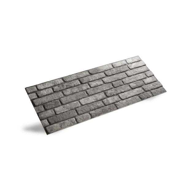 WALL!SUPPLY 0.79 in. x 19.69 in. x 47.24 in. UltraLight Faux Brick - Inhomebuy