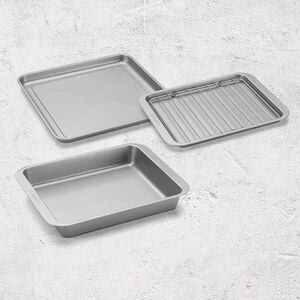 Cuisinart non-stick Bakeware Set for Toaster Oven: 3-pc (11.2