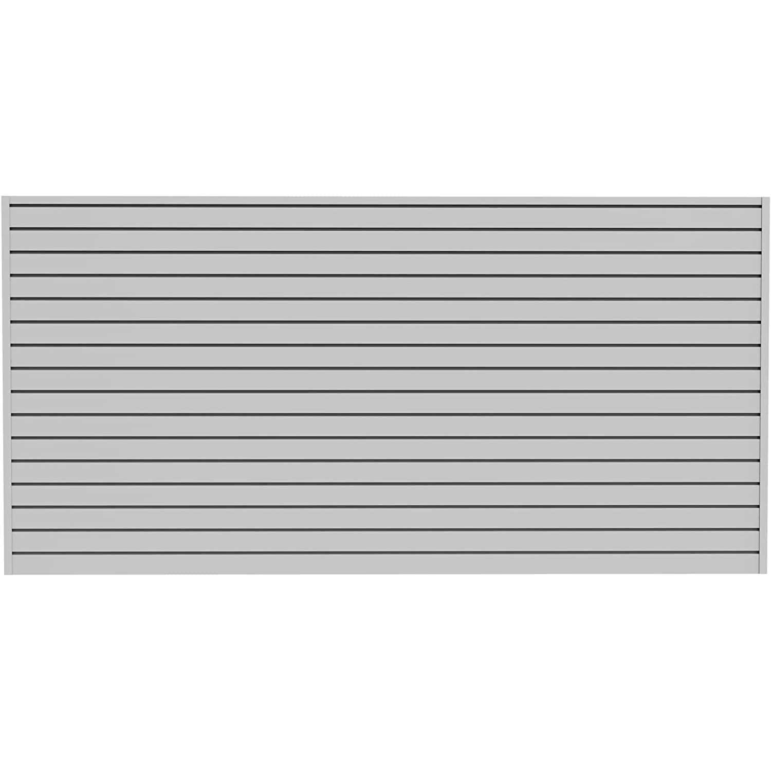 CrownWall Home 6 in. x 4 ft. Heavy Duty PVC Slatwall Organizer Panel Set - Inhomebuy