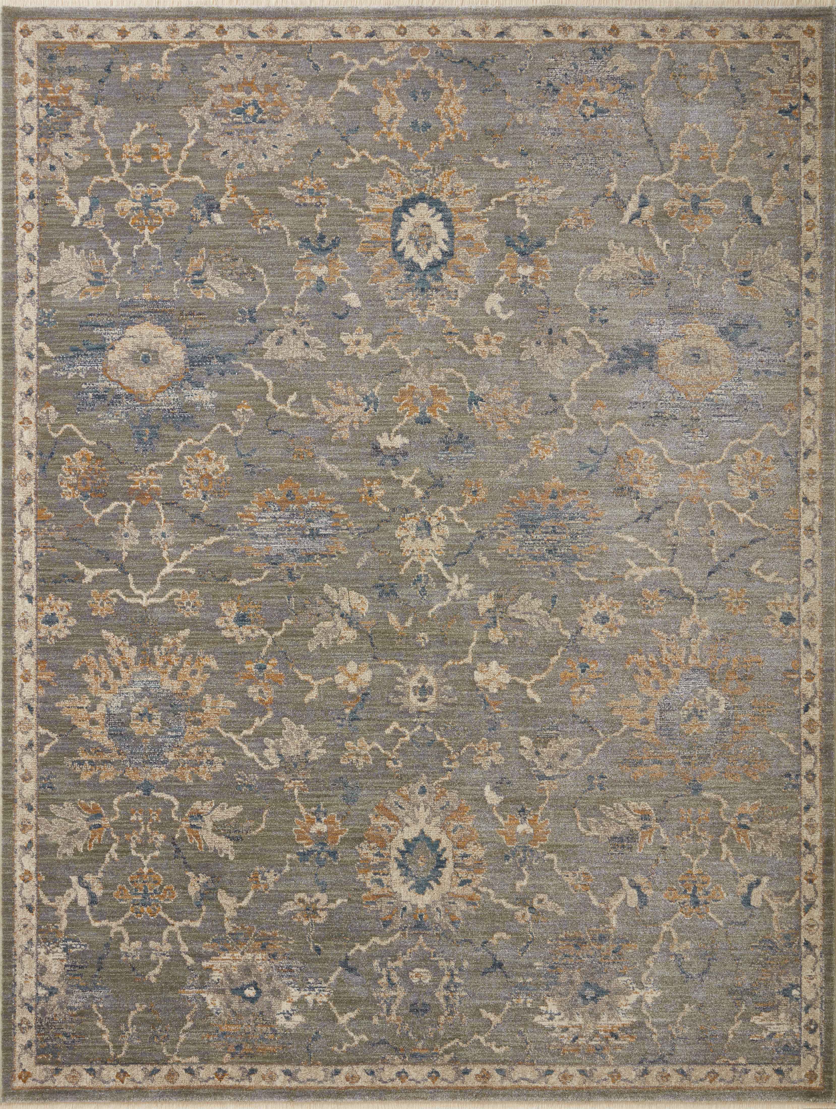 Loloi Rugs Giada Collection Rug in Sage, Gold - 9'0