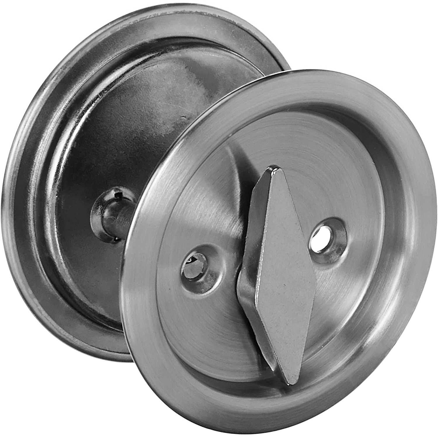 Kwikset Round Passage Pocket Door Lock 334-514 - Inhomebuy