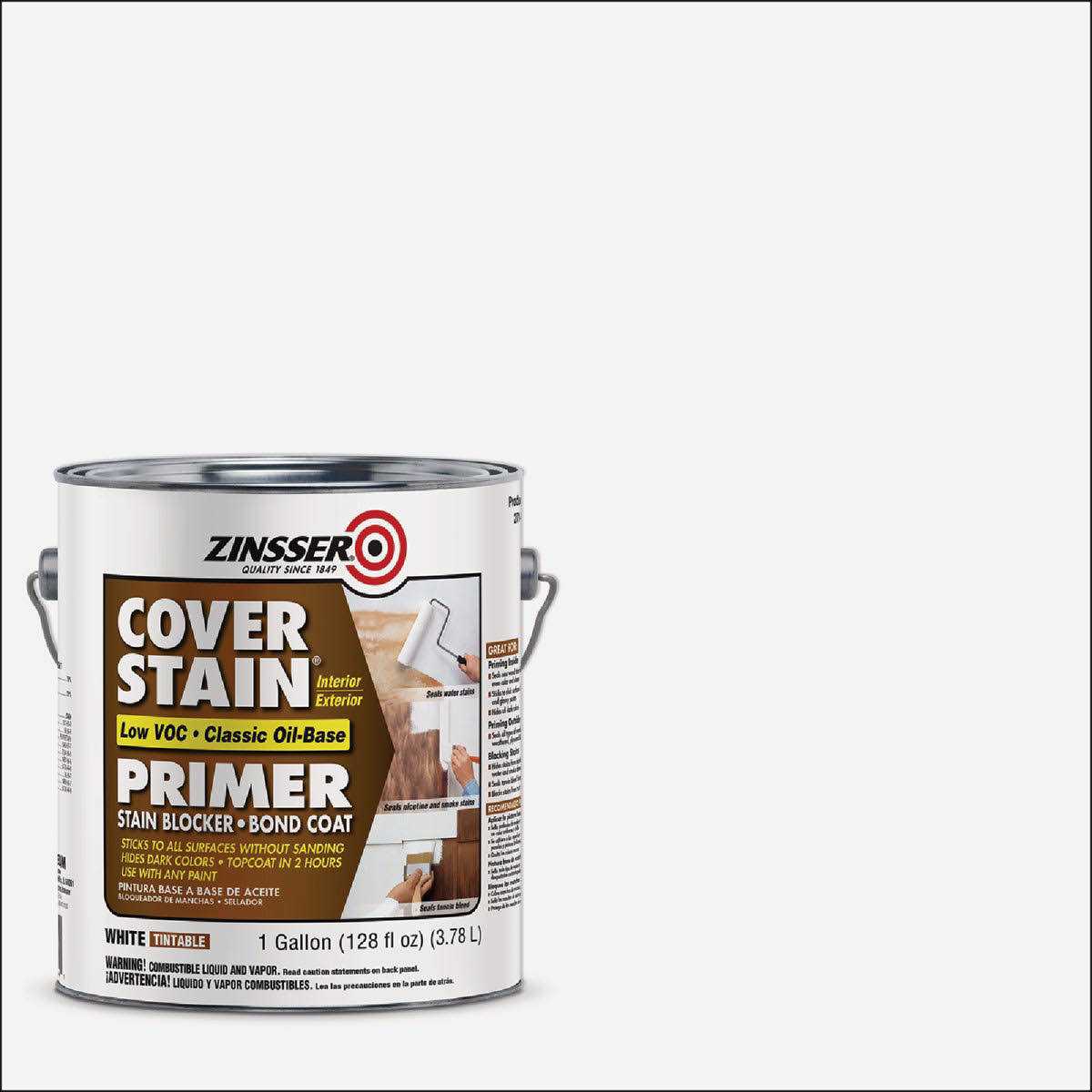 Zinsser 1 Gal Cover Stain Primer 3551 - Inhomebuy