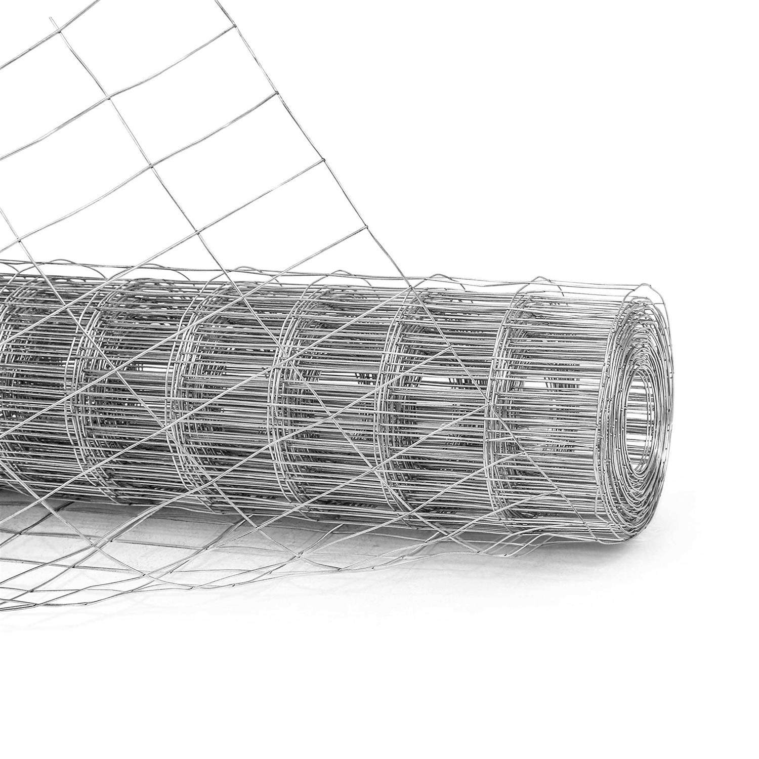 Fencer Wire 2 ft. x 50 ft. 16-Gauge Galvanized Rabbit Fence - Inhomebuy
