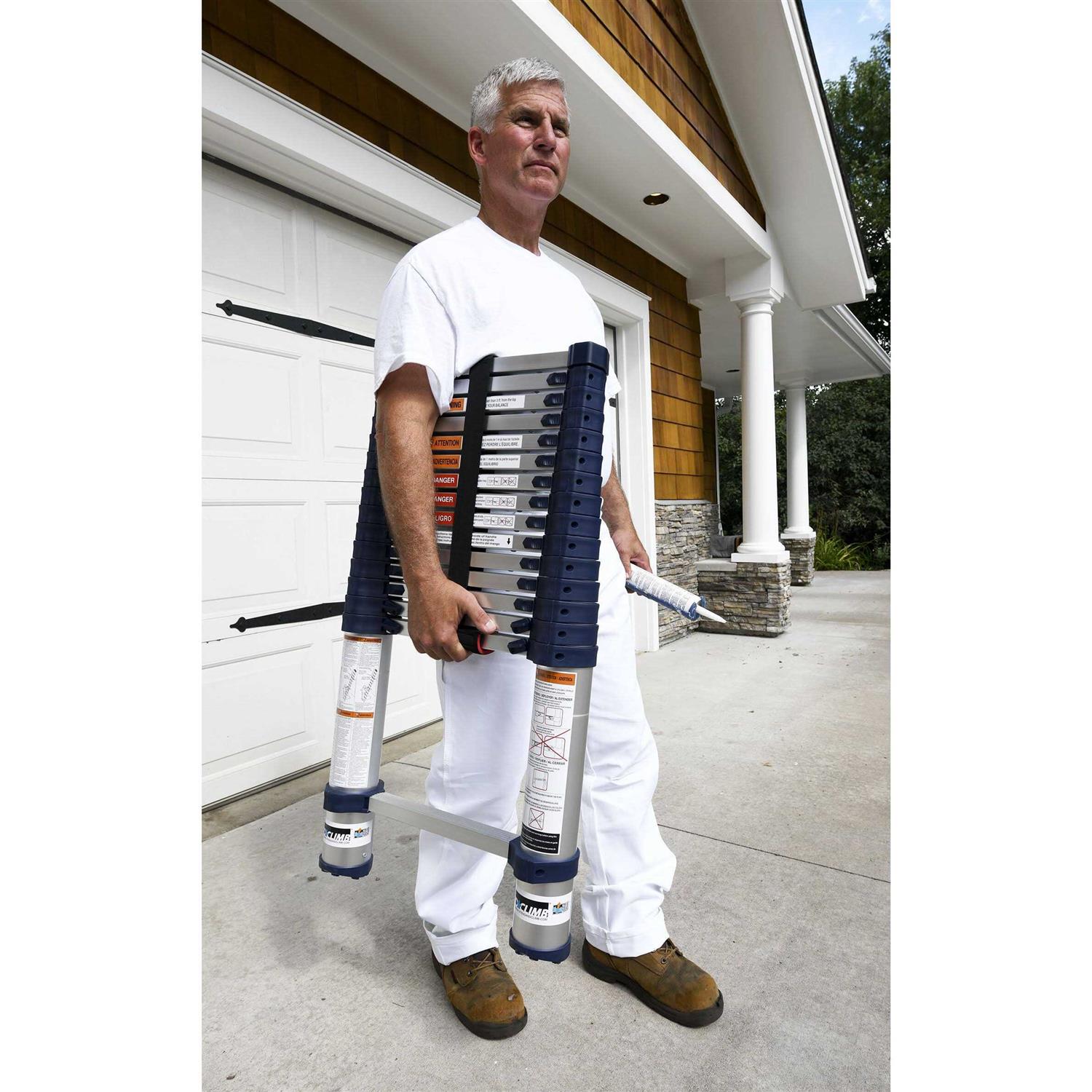 Xtend+Climb 10.5 ft Telescoping Ladder - Inhomebuy