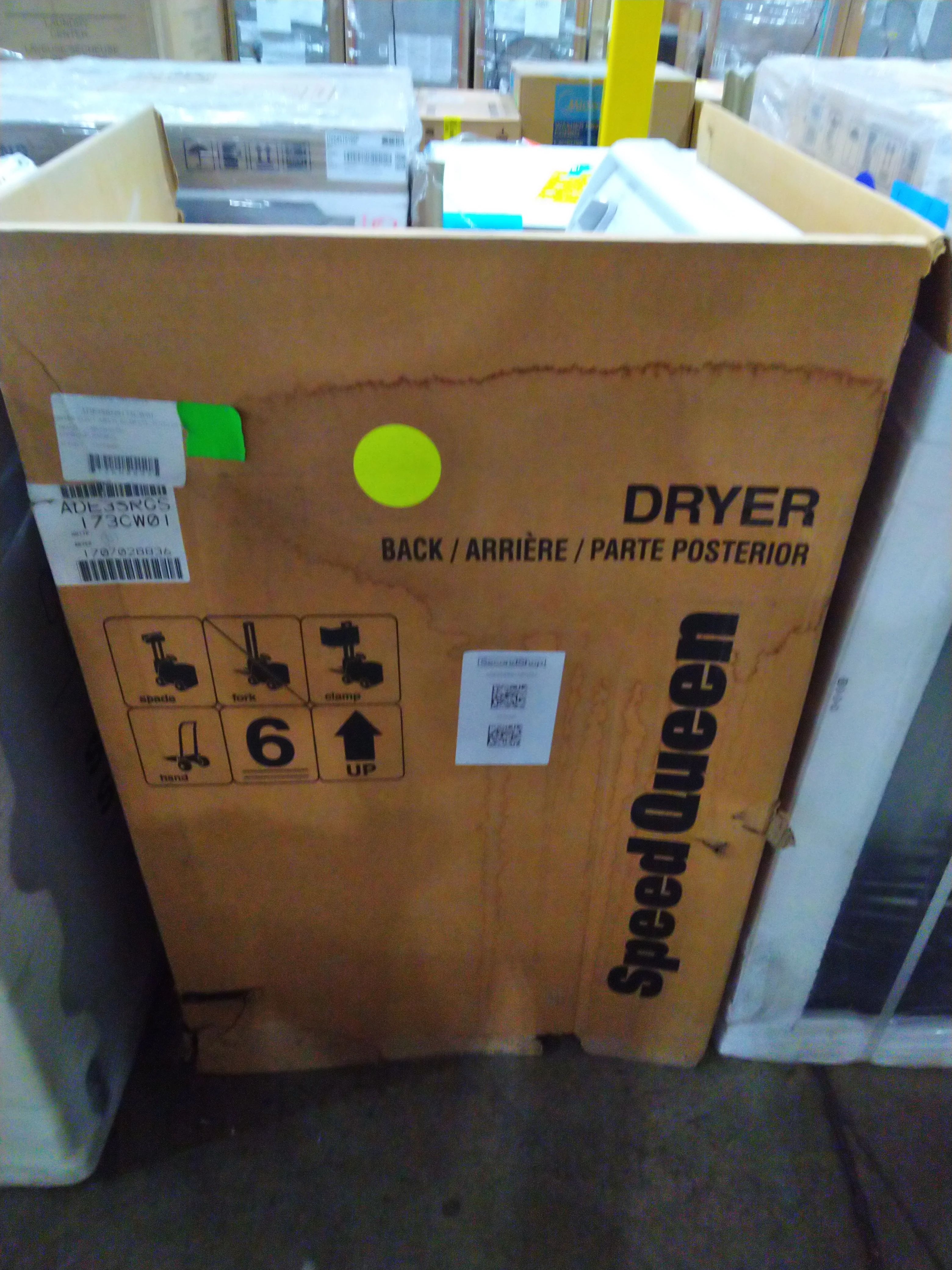 SPEED QUEEN DRYER - ADE3SRGS173CW01 - Inhomebuy