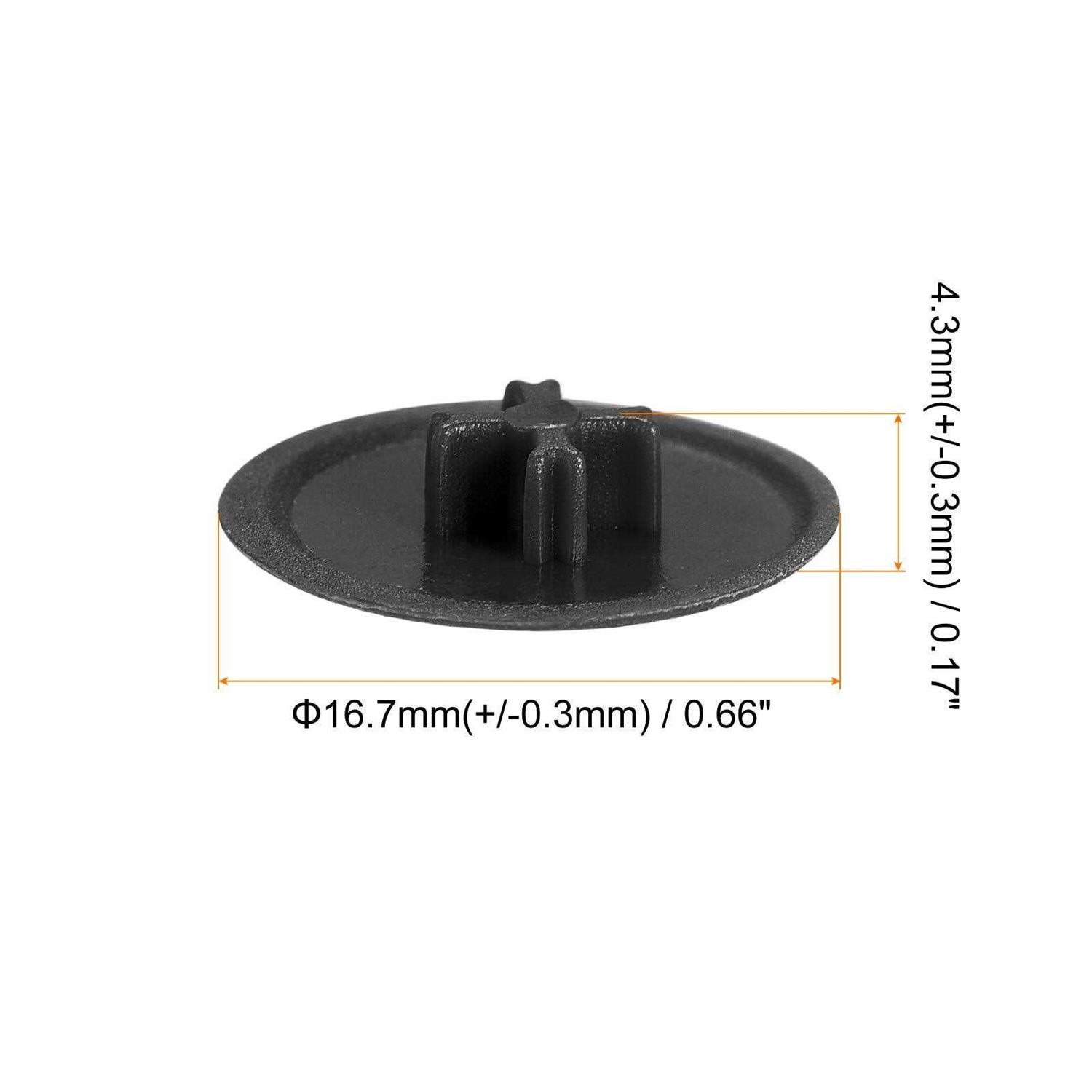 Uxcell Screw Cap Cover Plastic Screw Decoration Covers - Inhomebuy