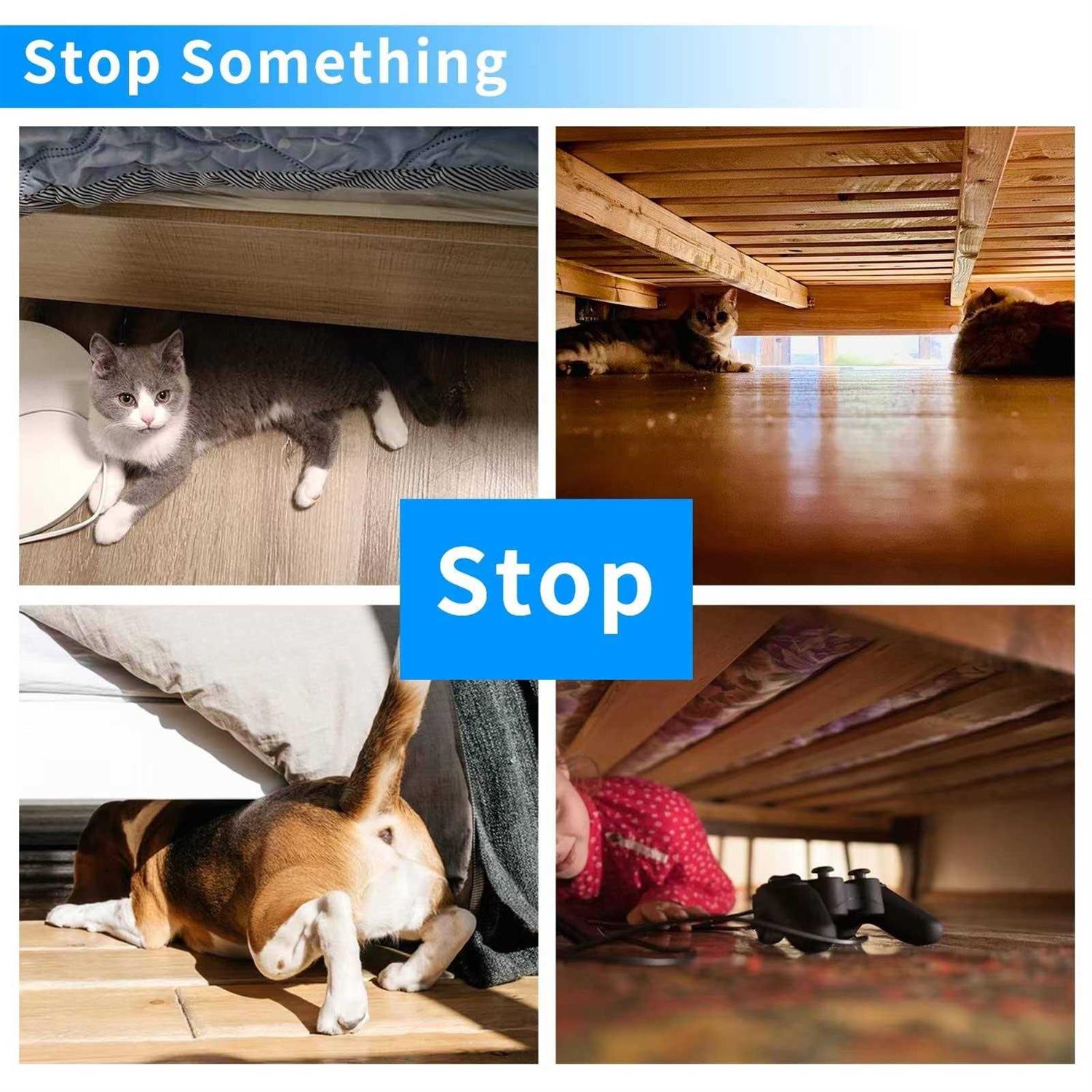 WHALE STORE Acrylic Couch Blocker Transparent Under Bed Blocker 15.74 L x H for Prevent Things from Getting Under The Furniture - Inhomebuy