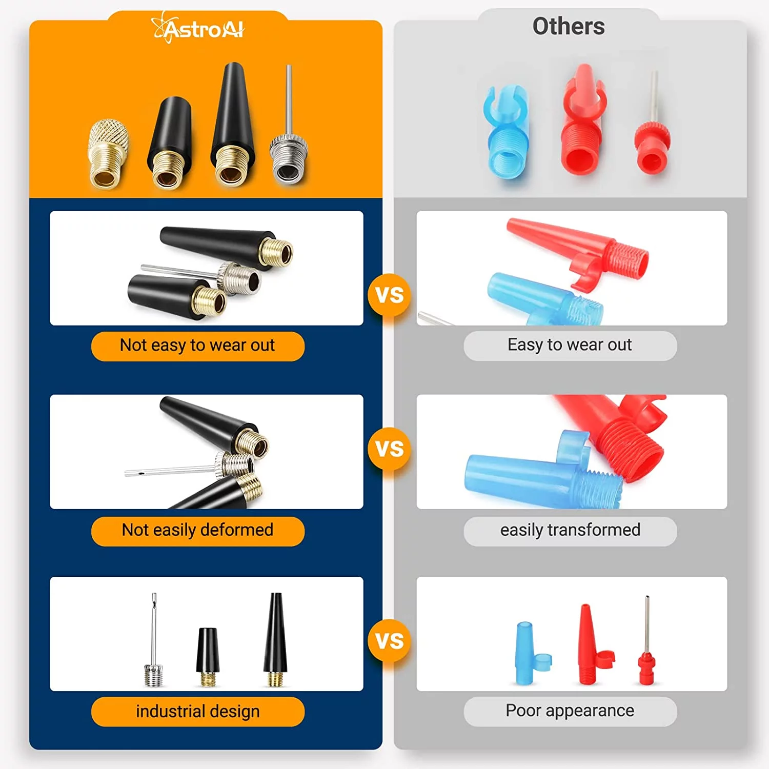 Car Tire Inflator 100 PSI, Electric Tire Compressor, Inflatables Air Car Pump, Yellow - Inhomebuy