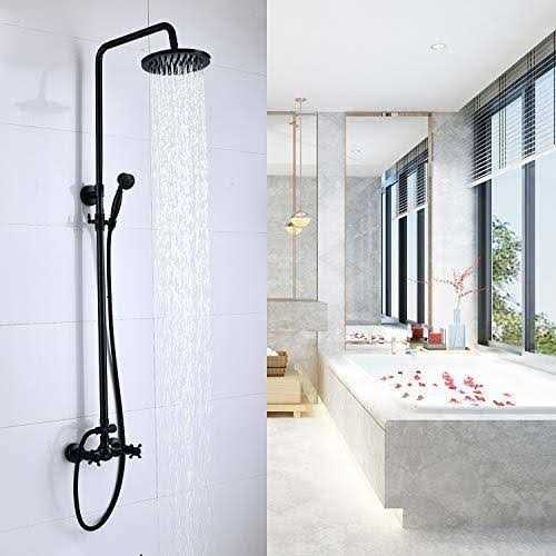 Oil Rubbed Bronze Framed Shower Door Replacement Drip Rail with Vinyl Sweep - Inhomebuy