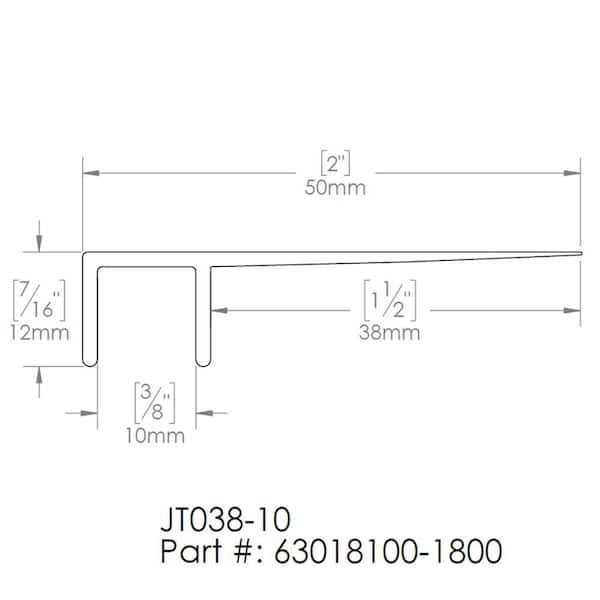 DreamLine Vinyl Seal Door Sweep 63018100 - Inhomebuy