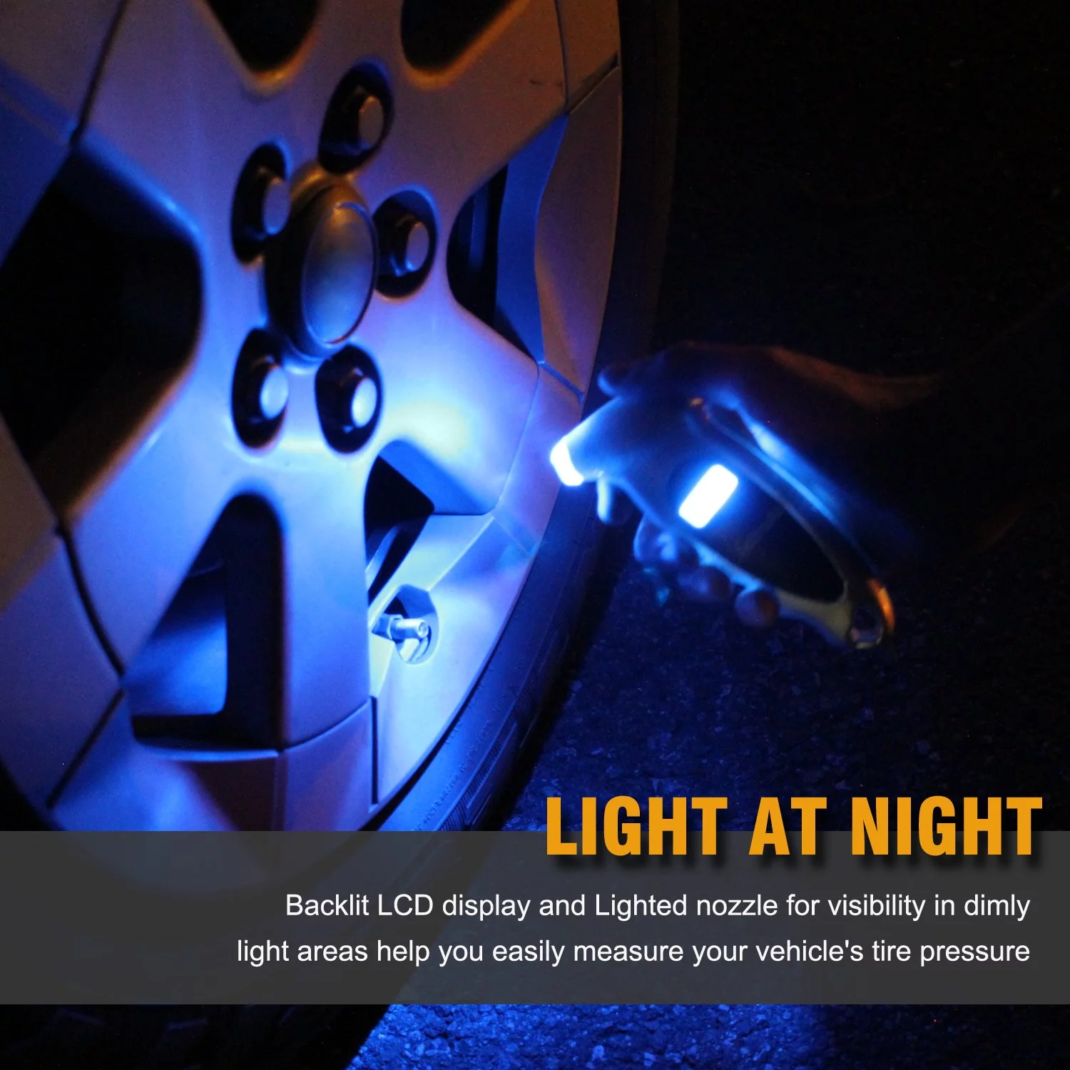 AstroAI 3 Pack Digital Tire Pressure Gauge 150 Psi 4 Settings for Car Truck Bike, LCD Screen, Non-Slip Grip, Silver, for Gift - Inhomebuy