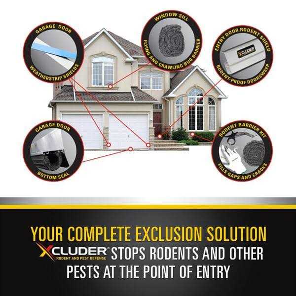 Xcluder X2 Rodent Proof Roll-Up Door Seal Kit - Inhomebuy