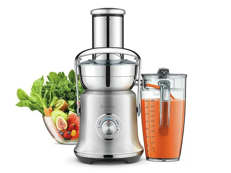 Breville The JUICE FOUNTAIN COLD XL Juice Extractor: 1200W, var-speed, 70oz jug, brushed s/s | BJE830BSS - Inhomebuy