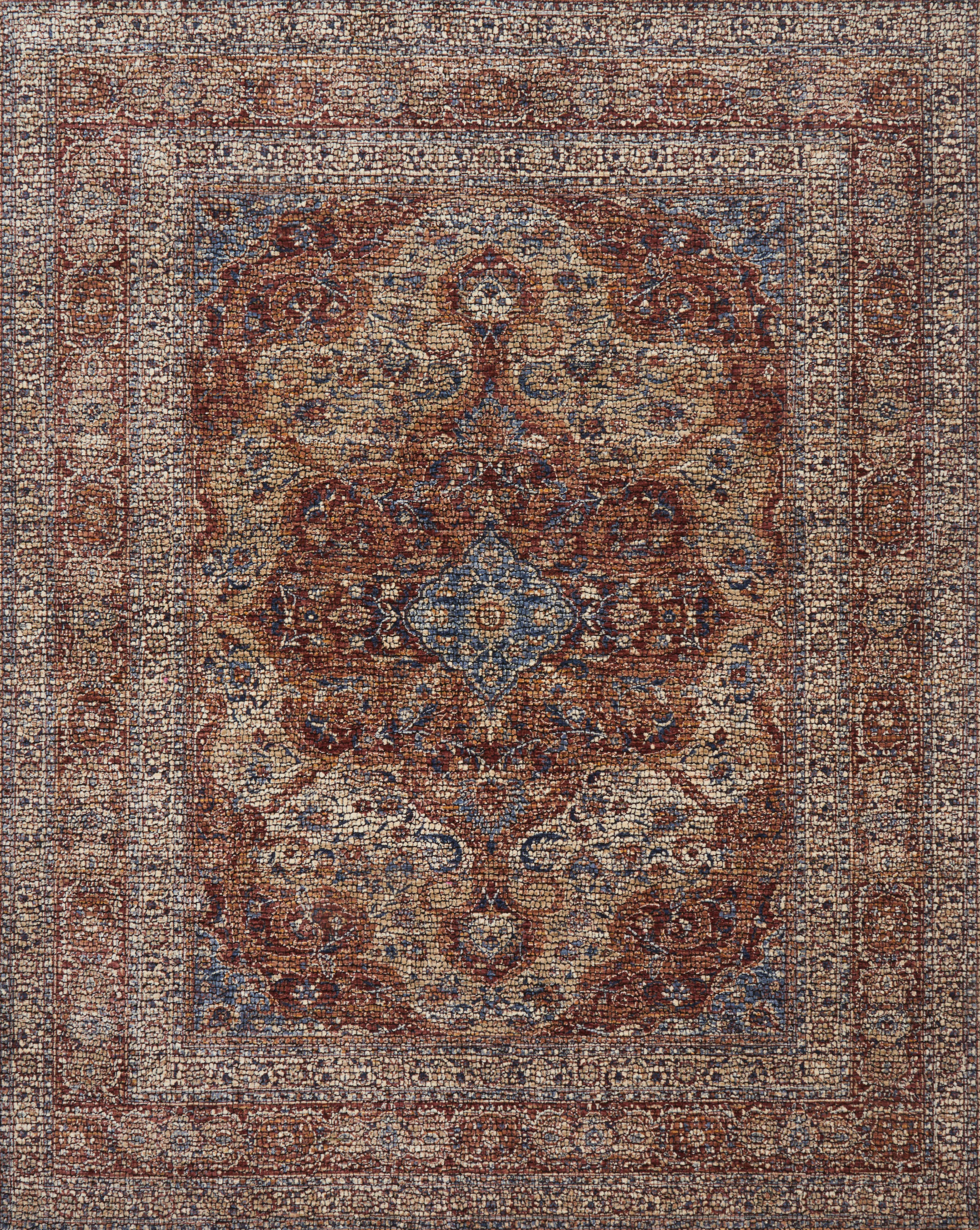 Loloi Rugs Porcia Collection Rug in Adobe Spice, Adobe Spice - 6'7