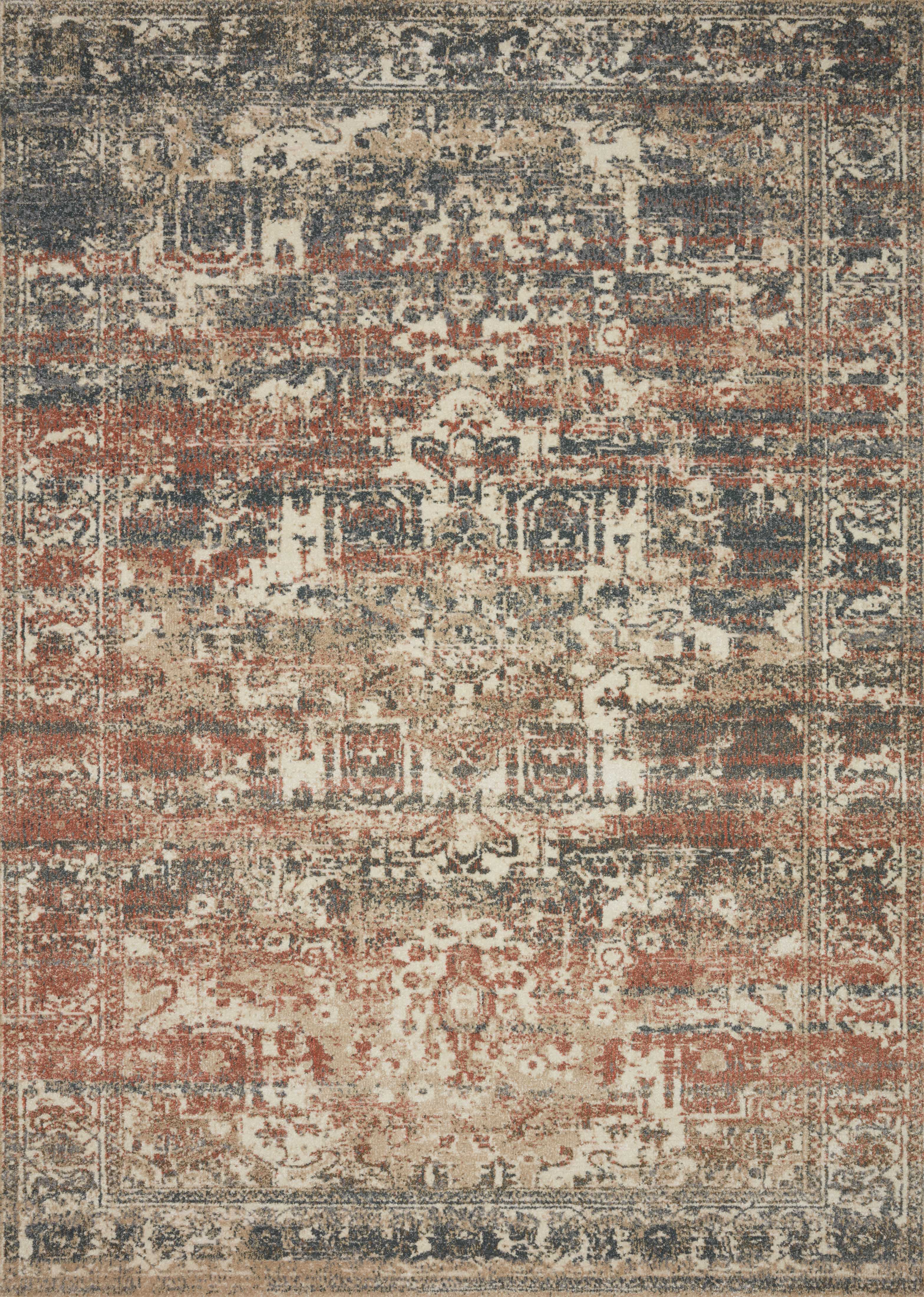 Loloi Rugs Jasmine Collection Rug in Natural, Multi - 11'6