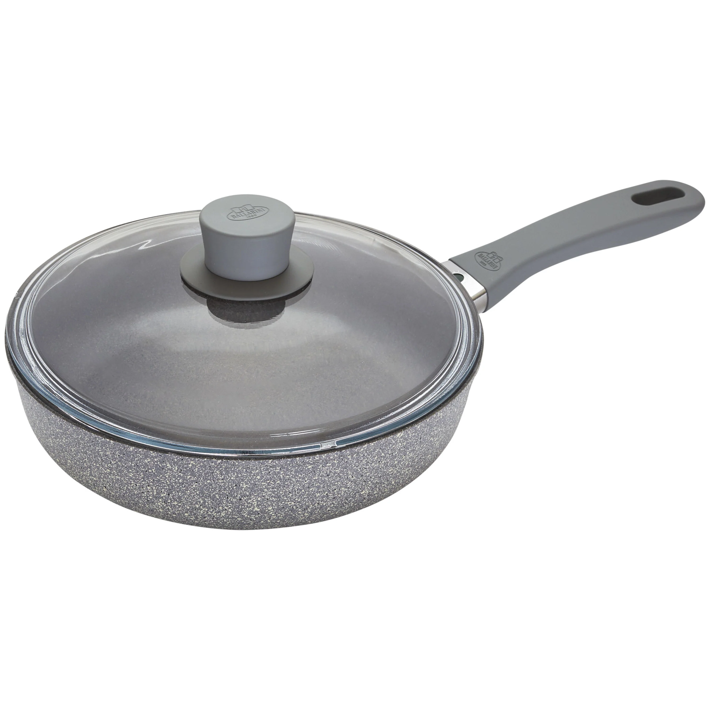Ballarini 2.6 Qt. Aluminum Nonstick Sauté Pan and Lid, Parma Plus Series - Inhomebuy