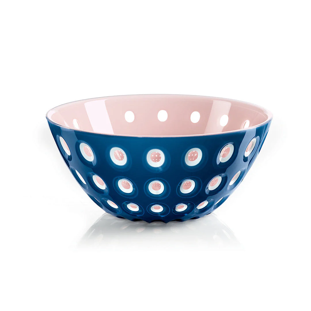 Bowl cm 25 LE MURRINE Pink/ White/ Mediterranean Blue - Inhomebuy
