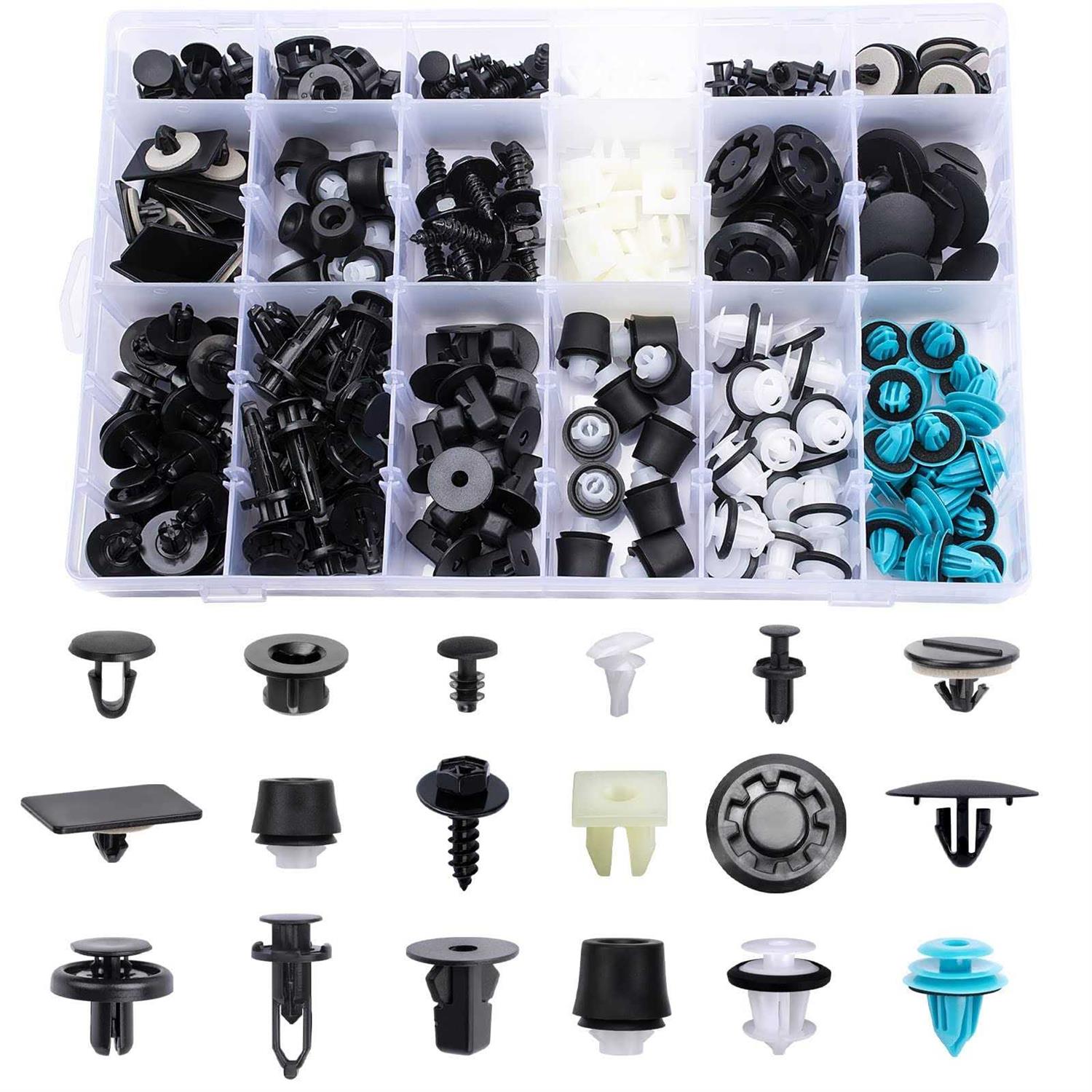 Oautoo 189pcs for Land Rover Body Interior and Exterior Retainer Fastener Clip Assortment 20 Most Popular Sizes & Applications - Inhomebuy