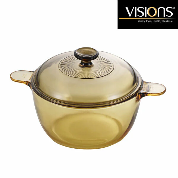 Visions Glass Cookpot |VS2-1/2| 2.5L with Glass Cover - Inhomebuy