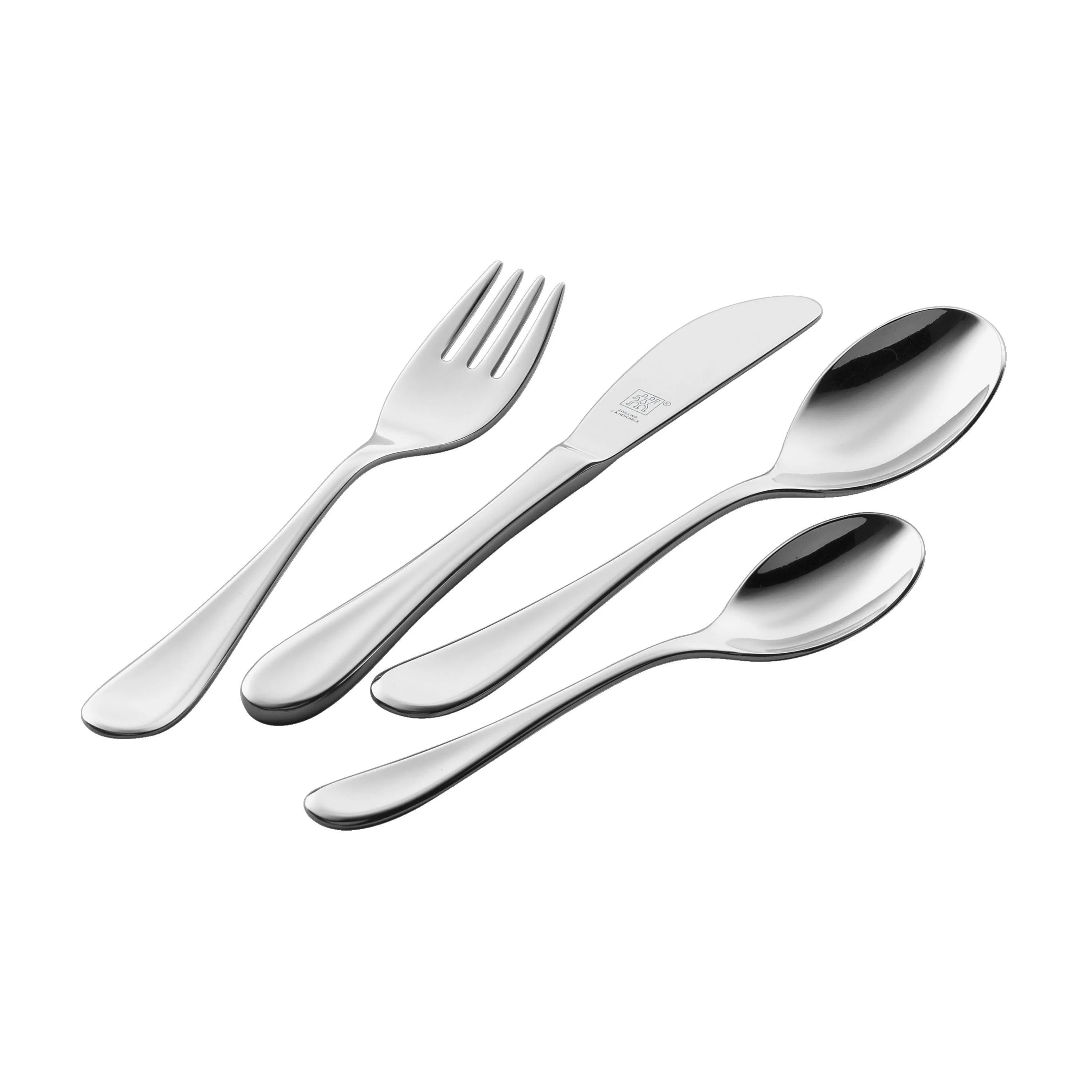 ZWILLING 4pc TWIN Kids Filou Stainless Steel Flatware Set - Inhomebuy