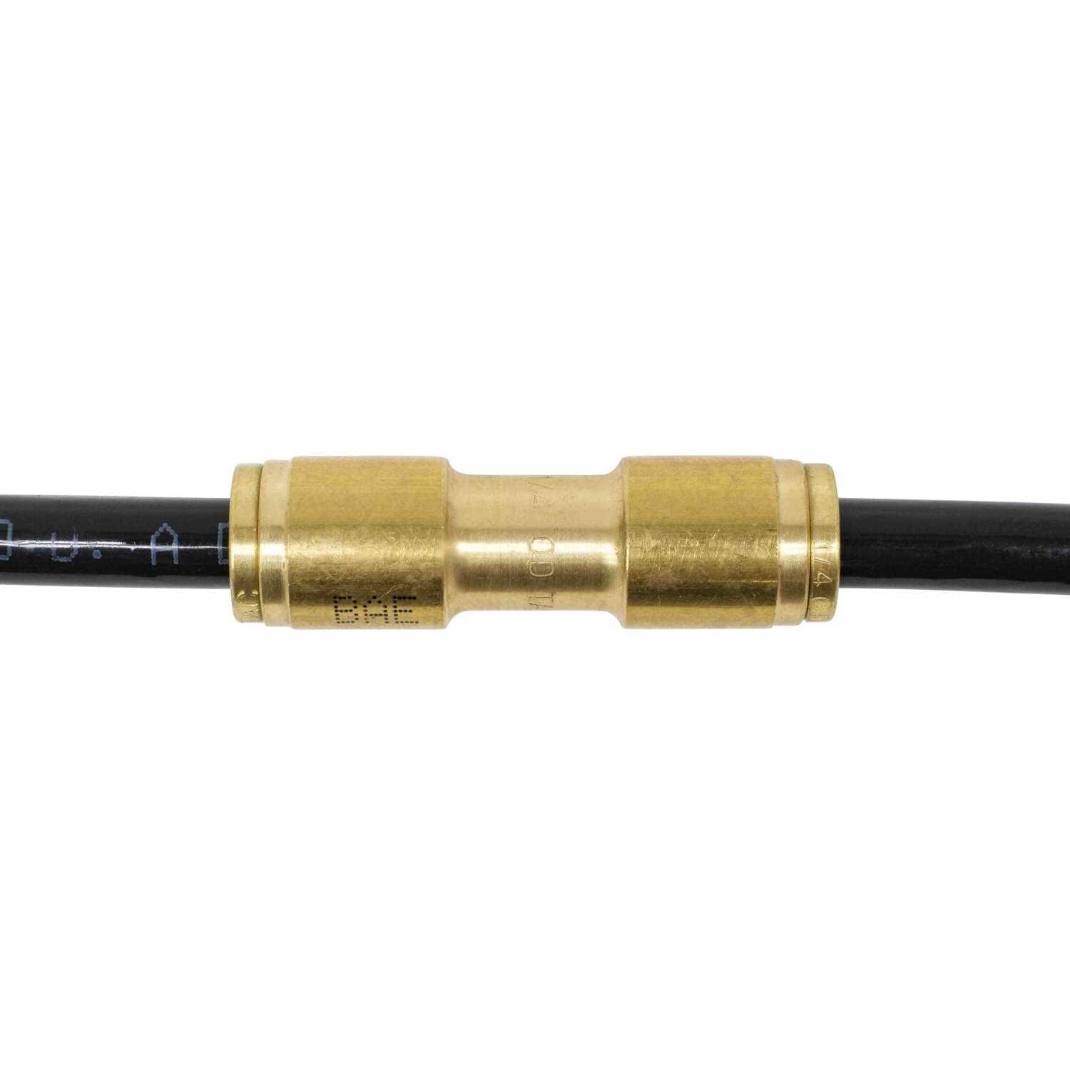 Mytee Products Dot Brass Push to Connect Fitting Straight Union Tube Connector Air Brake Tube Fitting - Inhomebuy