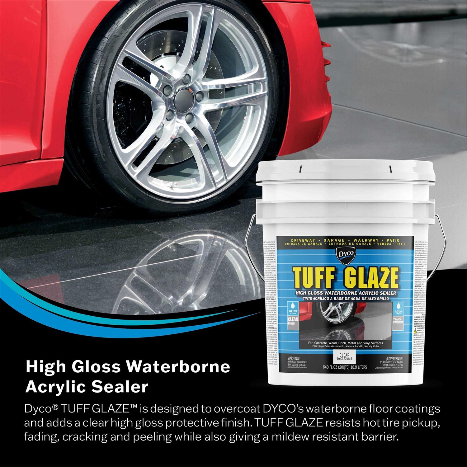 Dyco Tuff Coat Low Sheen Exterior Waterborne Acrylic Concrete Stain - Inhomebuy