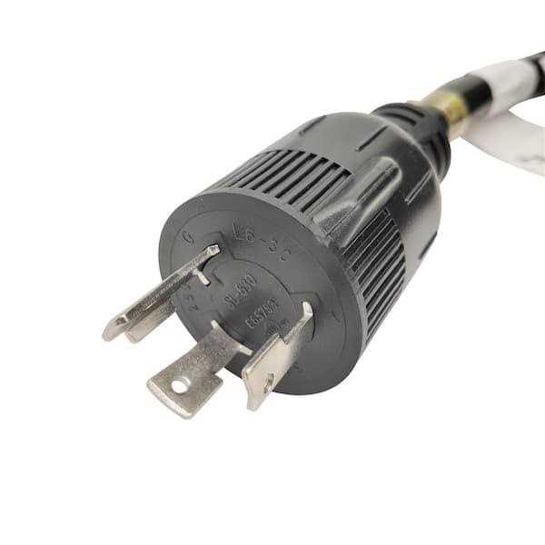 parkworld 10/3 30 Amp NEMA L6-30 Extension Cord NEMA L6-30P to L6-30R - Inhomebuy