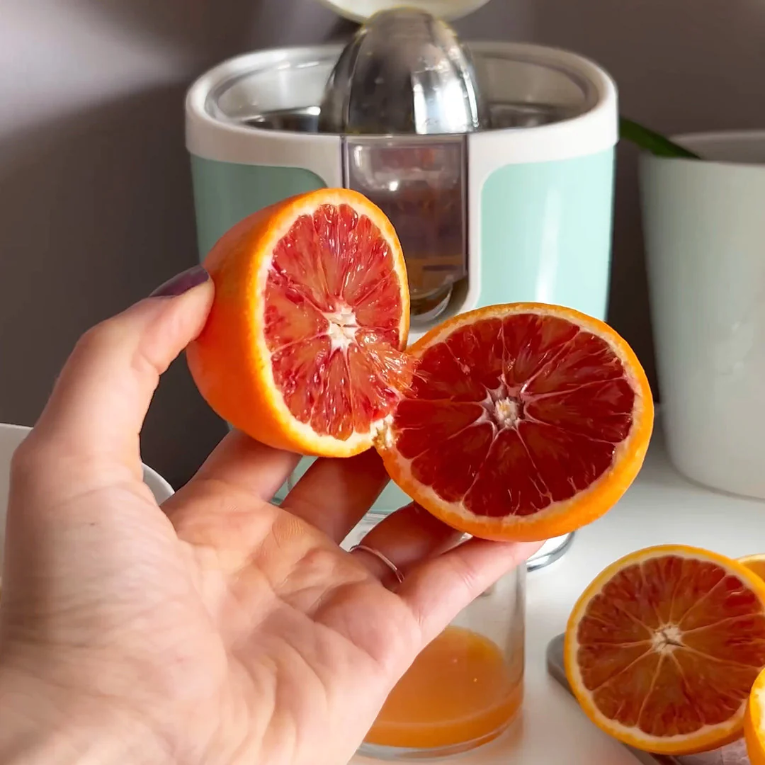 Vintage Electric Juicer Blue 400W - Inhomebuy