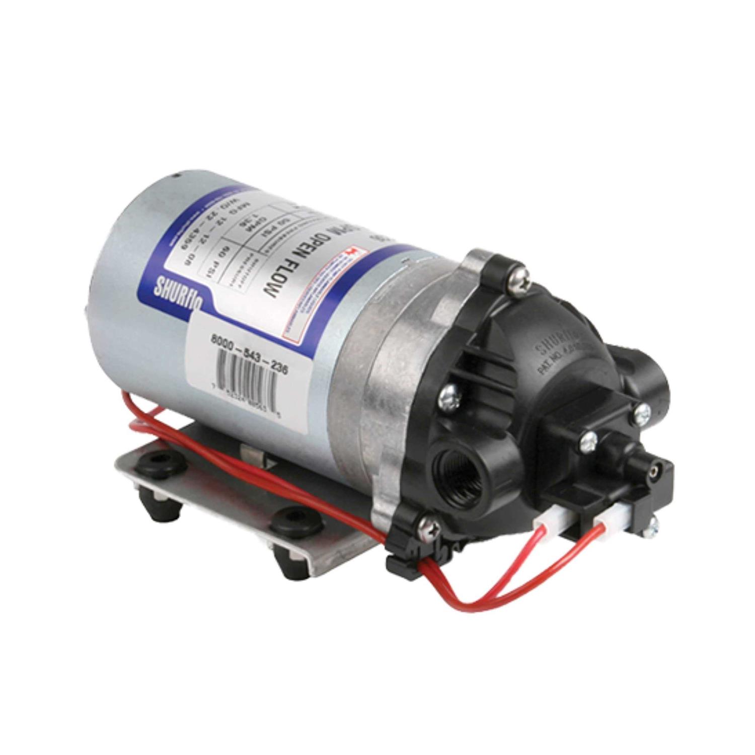 Shurflo 8000-533-250 Diaphragm Pump Demand 115 VAC 3/8 NPT Female - Inhomebuy