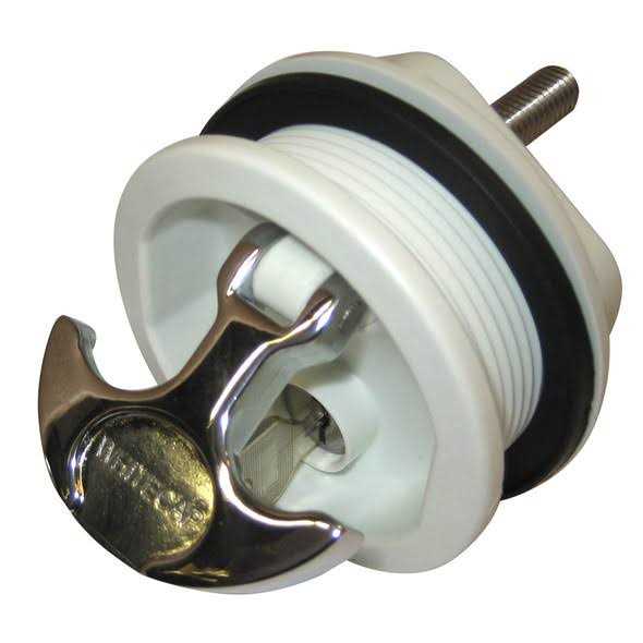 Whitecap T-Handle Latch Chrome Plated Zamac/Black Nylon - Inhomebuy