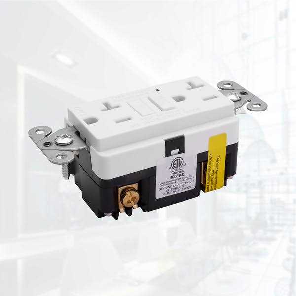 Faith 20A Gfci Outlet Slim GFI Receptacle with Wall Plate - Inhomebuy