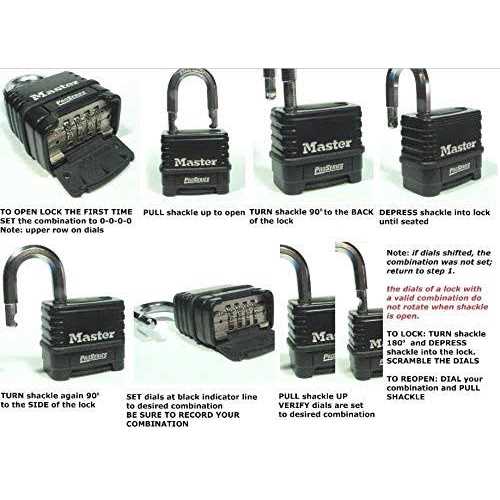 Master Lock -1178 Combination Padlock - Inhomebuy