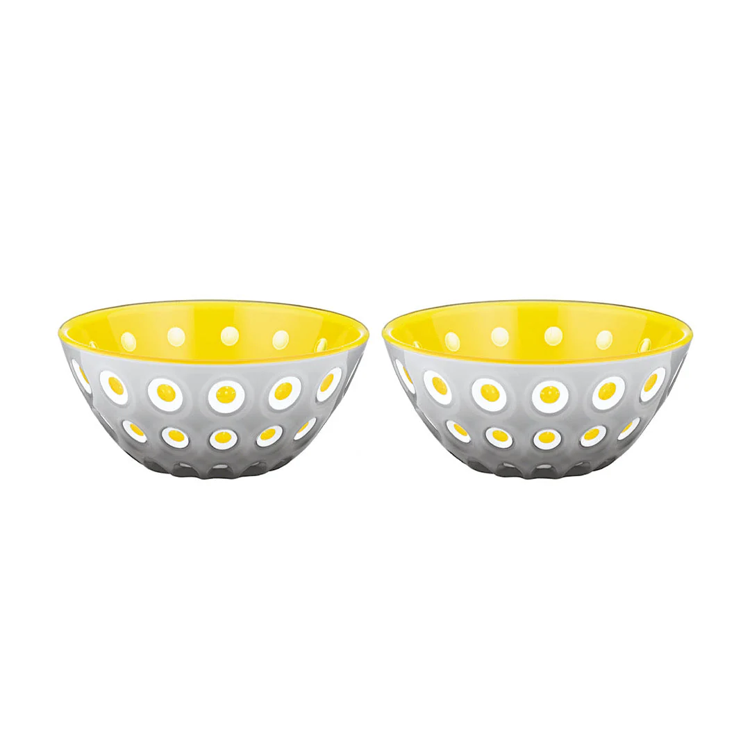 Set Of 2 Bowls 12cm Le Murrine Grey/ Yellow - Inhomebuy