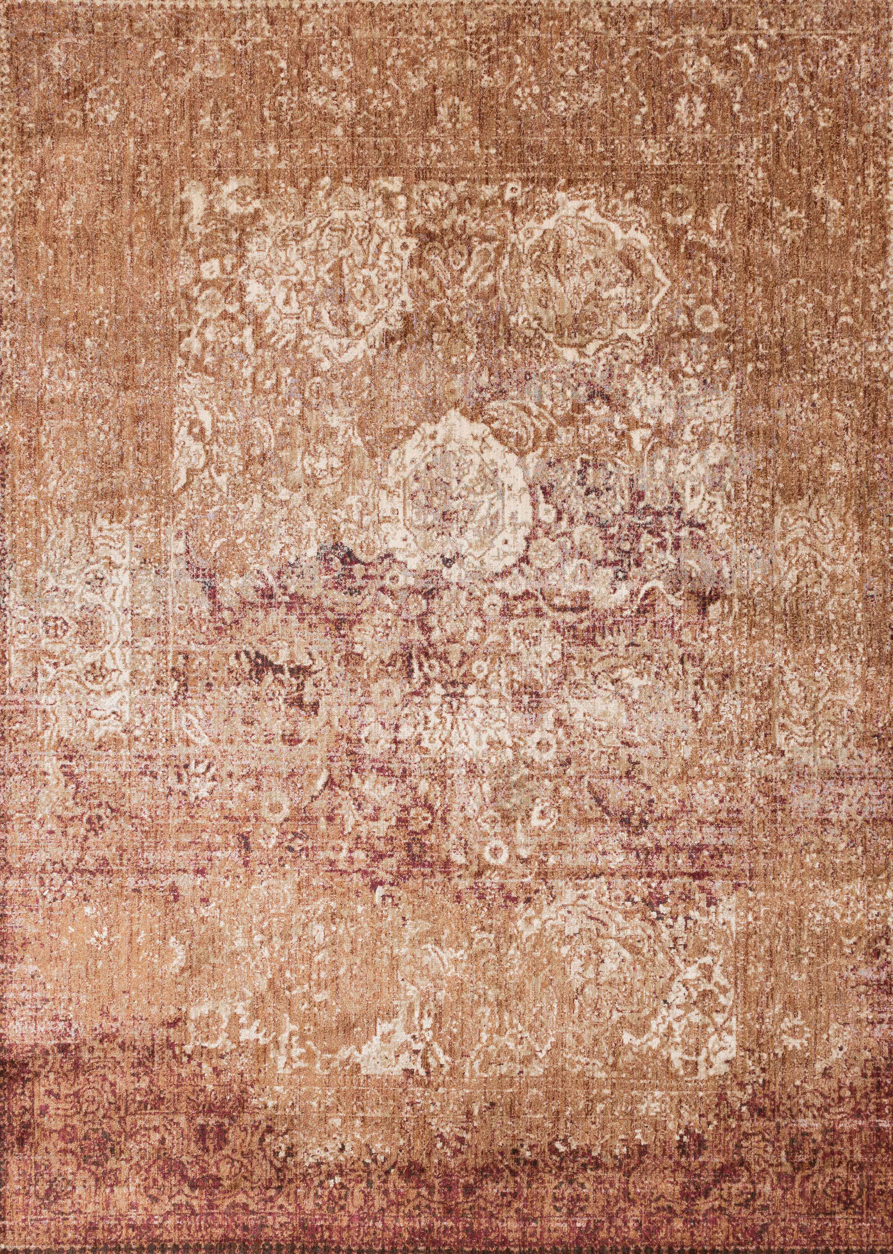 Loloi Rugs Anastasia Collection Rug in Copper, Ivory - 13' x 18' - Inhomebuy