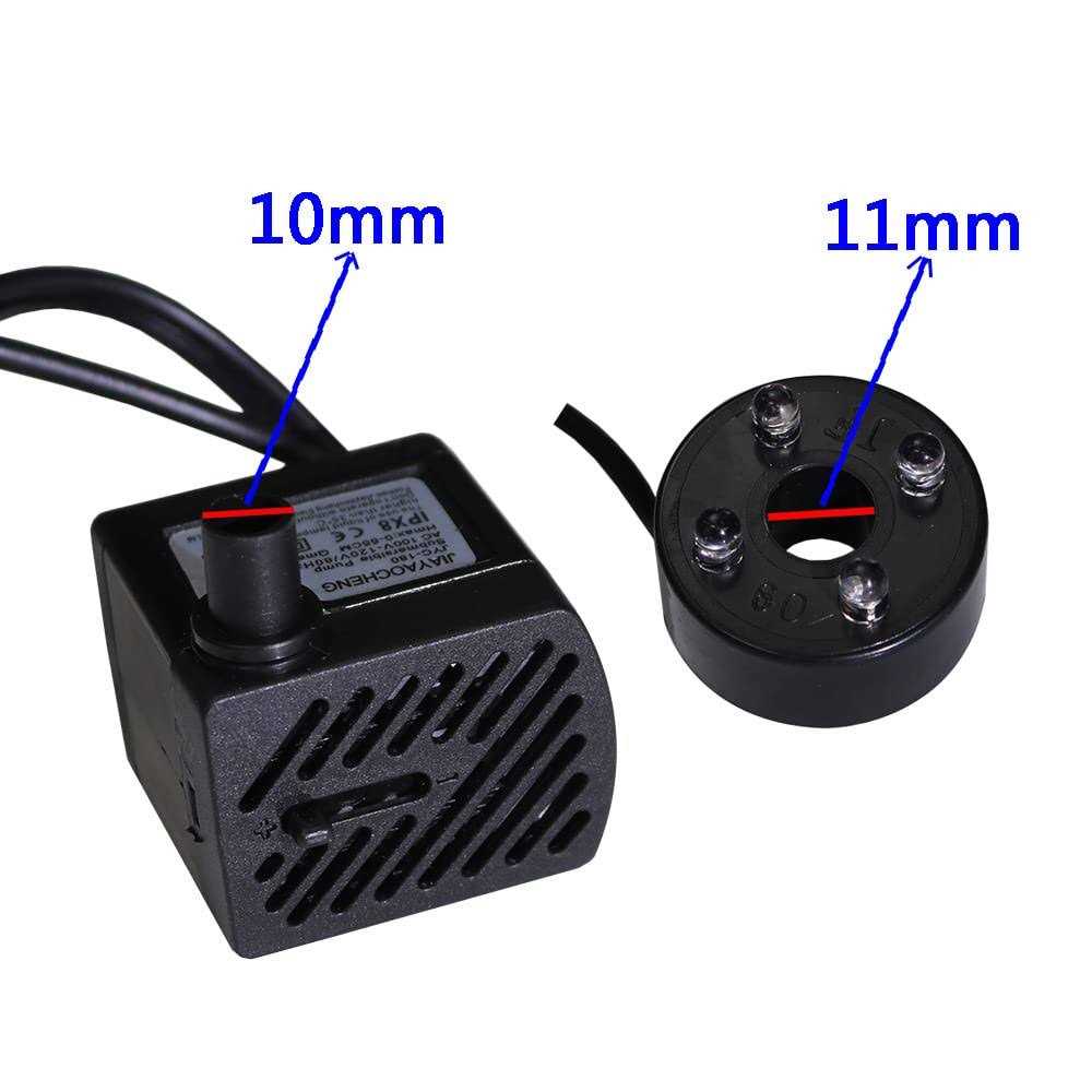 Submersible Water Pump 6.1ft Power Cord 200GPH Ultra Quiet Pump with Dry Burning Protection for Fountains - Inhomebuy