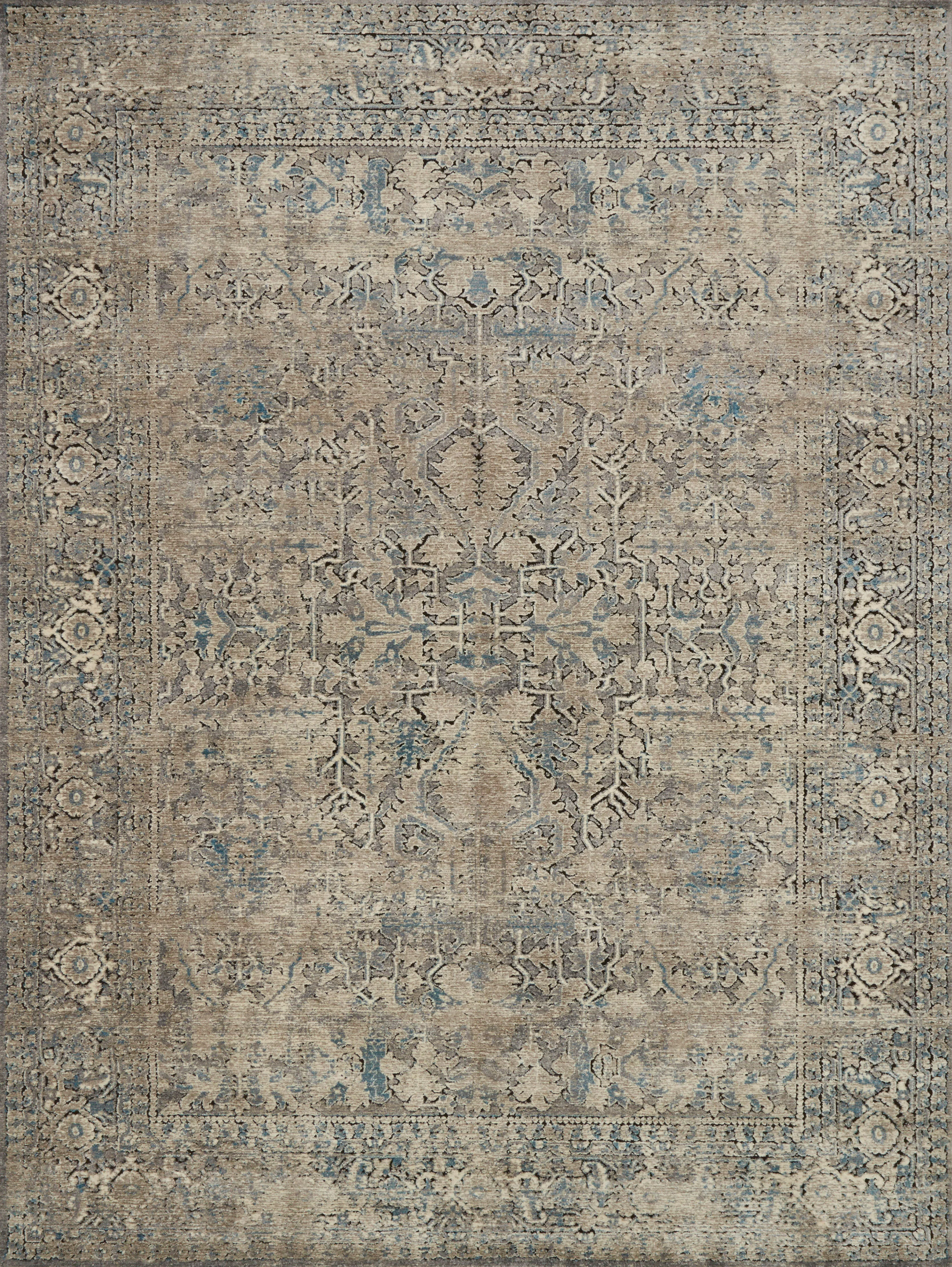Loloi Rugs Millennium Collection Rug in Grey, Stone - 6'7